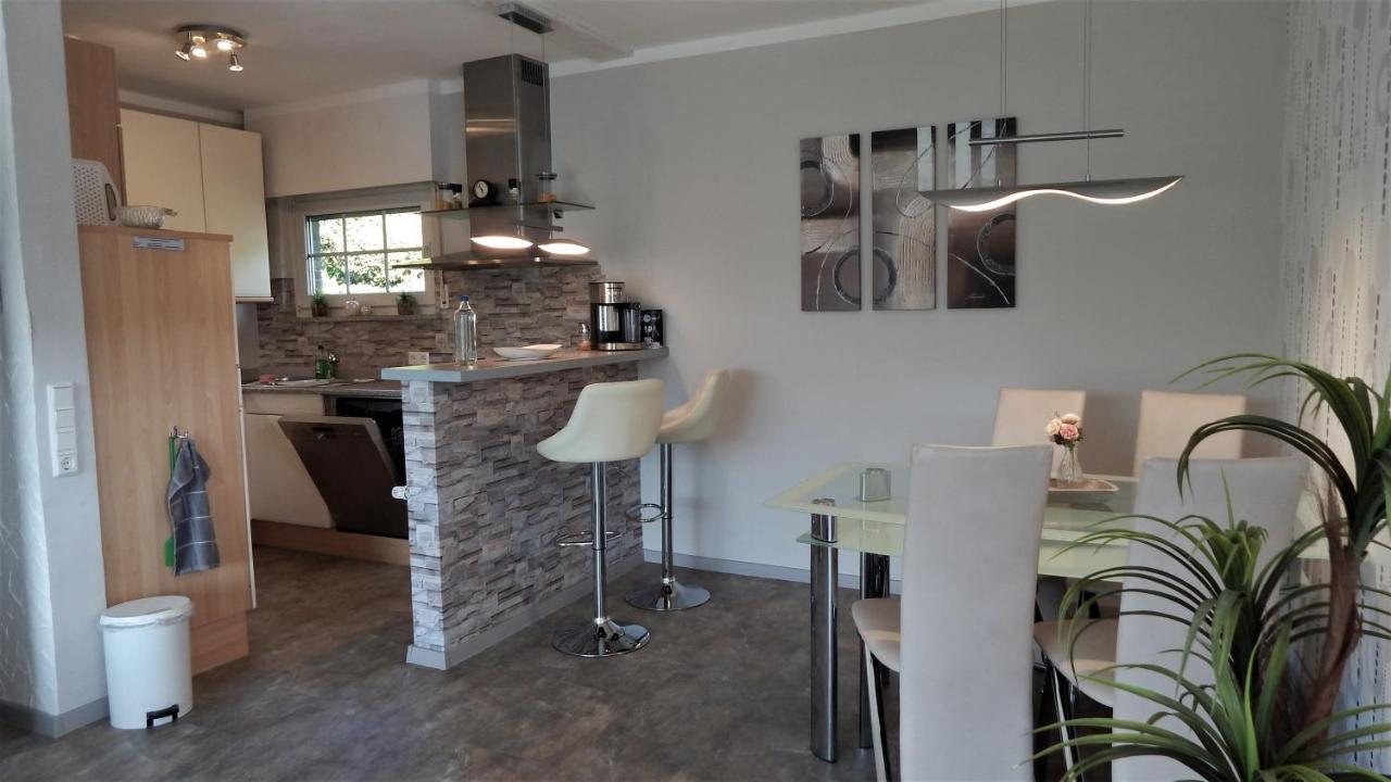 Seeblick-Ferienwohnung Im "Ferienhaus Agger-Blick" Mit Traumhafter Sonnen-Terrasse, Sauna, E-Kamin & Kajak 古默斯巴赫 外观 照片